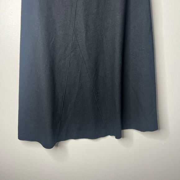 Vince Black Paneled Asymmetric Midi Wool Skirt Sz 2 Minimalist Witchy Whimsigoth - Picture 6 of 13